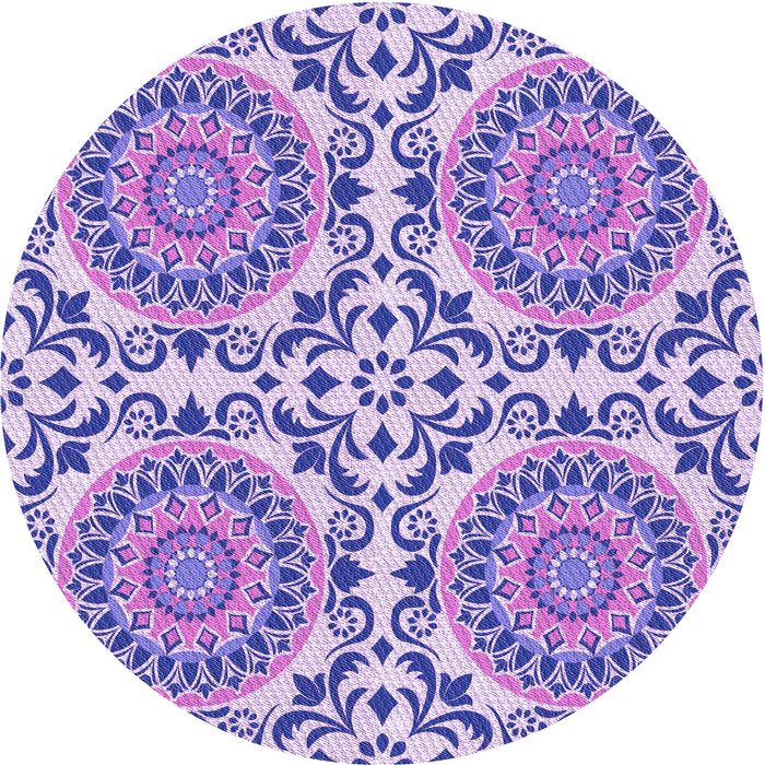 Square Patterned Mauve Purple Rug, pat3739pur