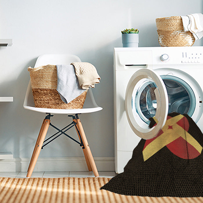 Machine Washable Transitional Light Brown Rug in a Washing Machine, wshpat374brn