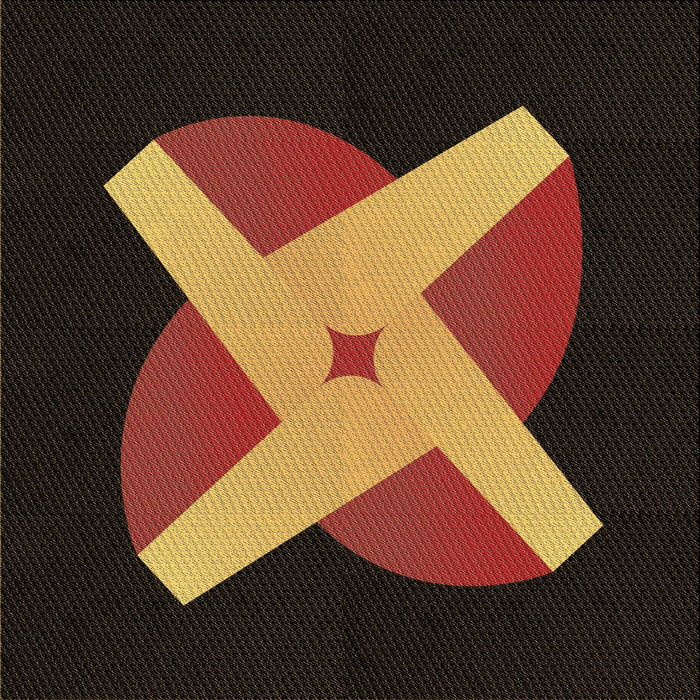 Round Patterned Light Brown Rug, pat374brn