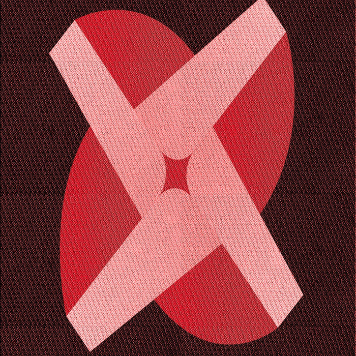 Patterned Maroon Red Rug, pat374rd