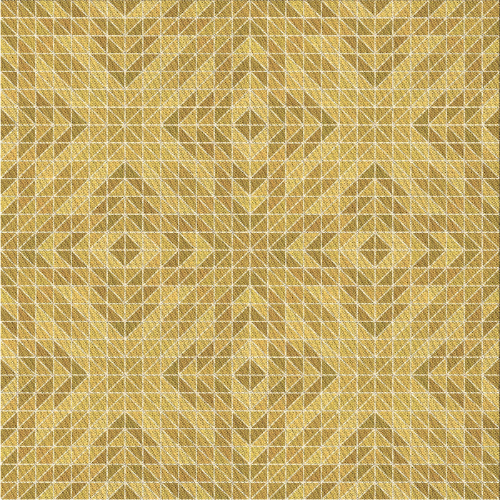 Round Patterned Caramel Brown Rug, pat3741brn