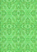 Patterned Neon Green Rug, pat3741grn