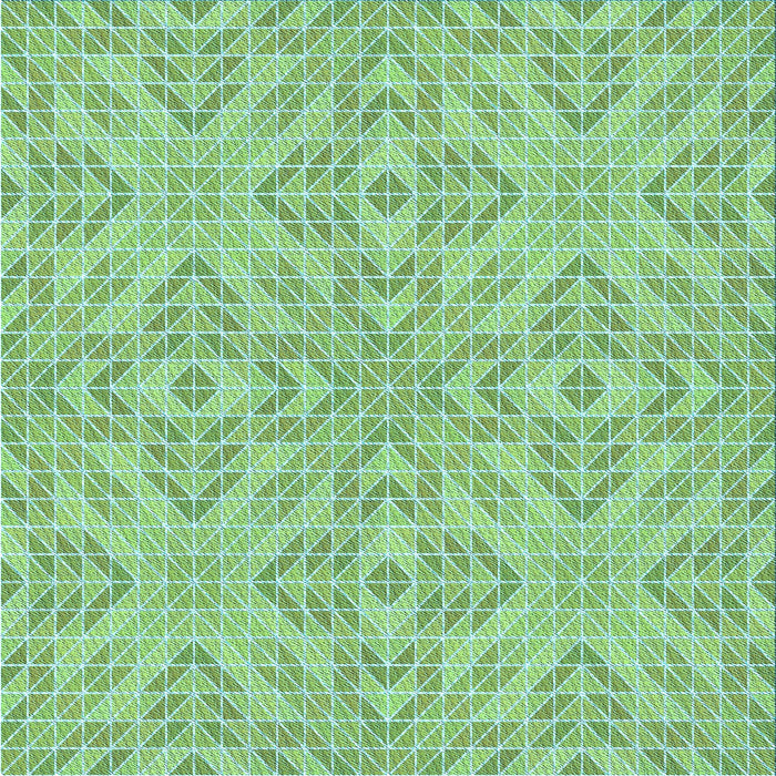 Round Machine Washable Transitional Green Rug, wshpat3741lblu