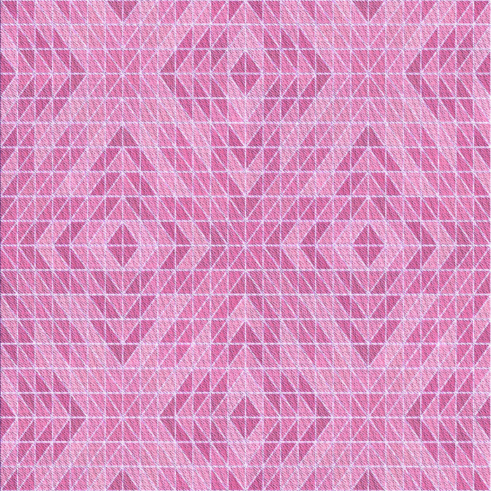 Patterned Neon Pink Rug, pat3741pur