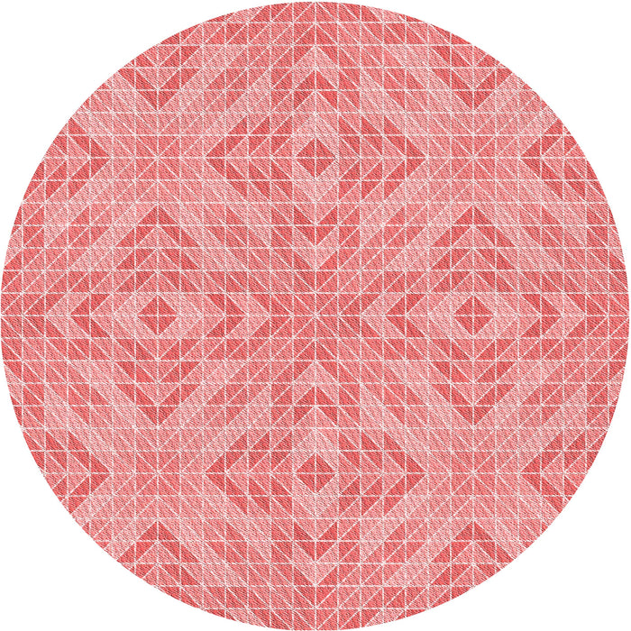 Square Machine Washable Transitional Pastel Pink Rug in a Living Room, wshpat3741rd
