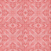 Round Patterned Pastel Pink Rug, pat3741rd