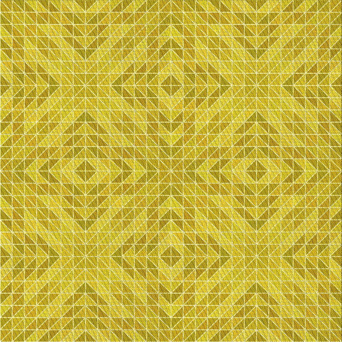 Round Machine Washable Transitional Yellow Rug, wshpat3741yw