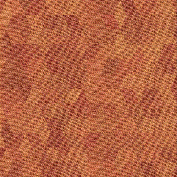 Round Machine Washable Transitional Neon Orange Rug, wshpat3742brn