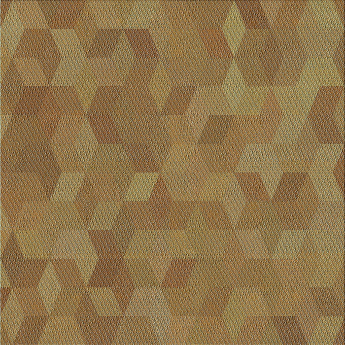 Round Machine Washable Transitional Cinnamon Brown Rug, wshpat3742lblu