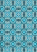 Patterned Blue Ivy Blue Rug, pat3744lblu