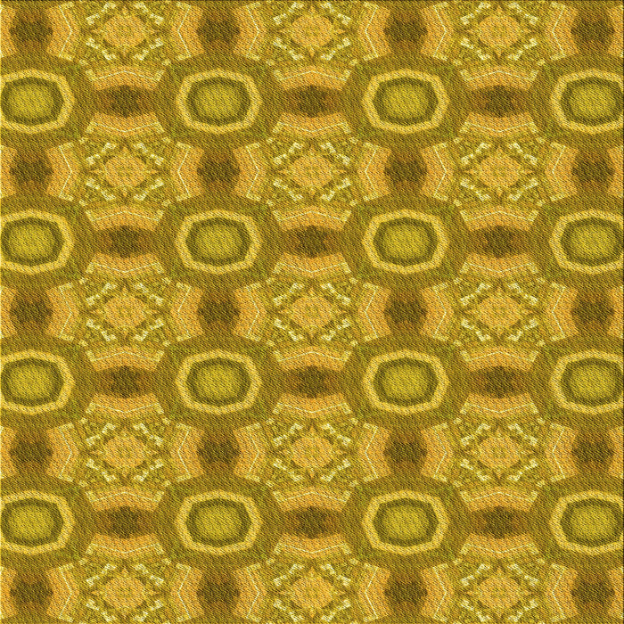 Round Patterned Dark Bisque Brown Rug, pat3744yw