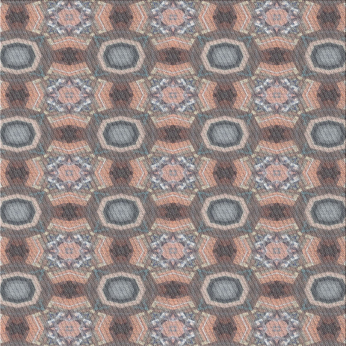 Square Patterned Rosy Purple Modern Rug, pat3744