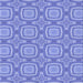 Round Patterned Sky Blue Rug, pat3745blu