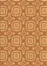 Patterned Orange Rug, pat3745org