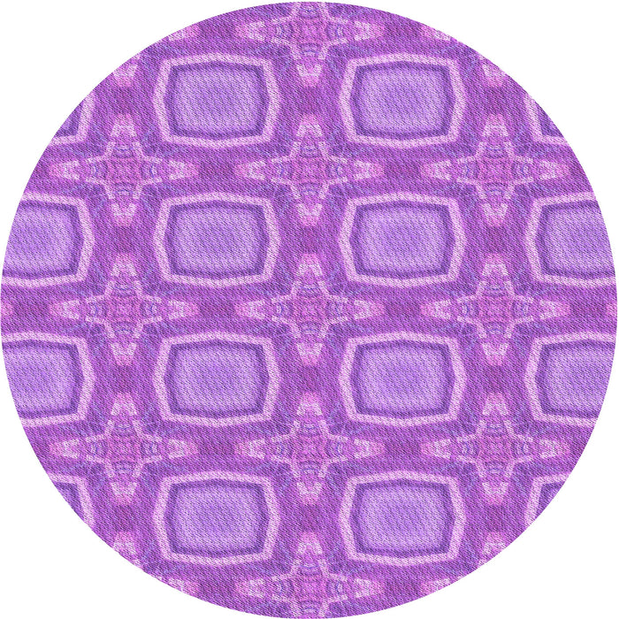 Square Patterned Violet Purple Rug, pat3745pur
