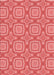 Patterned Ruby Red Rug, pat3745rd