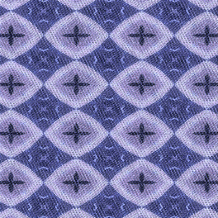 Round Machine Washable Transitional Deep Periwinkle Purple Rug, wshpat3746blu