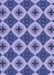 Machine Washable Transitional Deep Periwinkle Purple Rug, wshpat3746blu