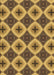Patterned Saddle Brown Rug, pat3746brn