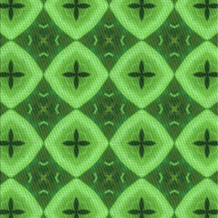 Patterned Green Rug, pat3746grn