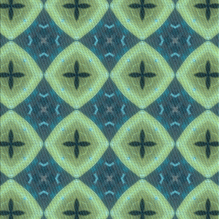 Machine Washable Transitional Pastel Green Rug, wshpat3746lblu