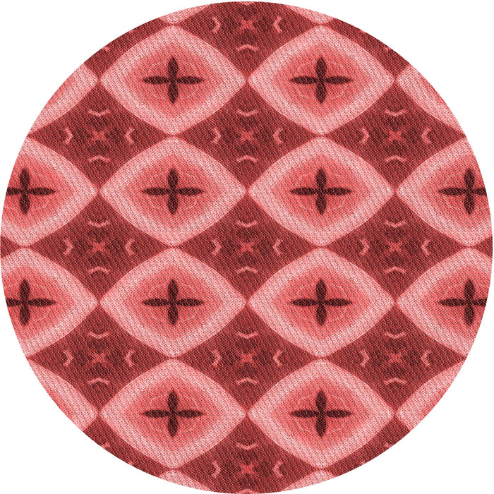 Square Machine Washable Transitional Red Rug in a Living Room, wshpat3746rd
