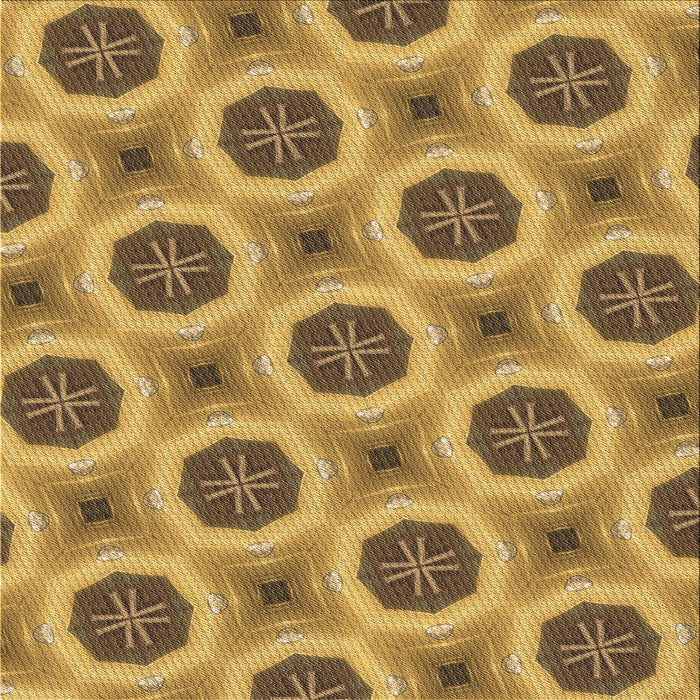 Round Machine Washable Transitional Orange Rug, wshpat3747brn