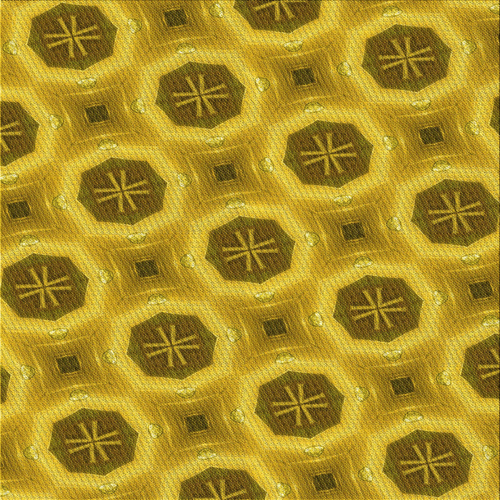 Round Machine Washable Transitional Dark Bisque Brown Rug, wshpat3747yw