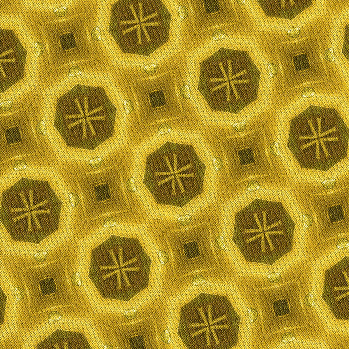 Patterned Dark Bisque Brown Rug, pat3747yw