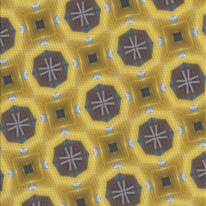 Patterned Reddish Brown Novelty Rug, pat3747