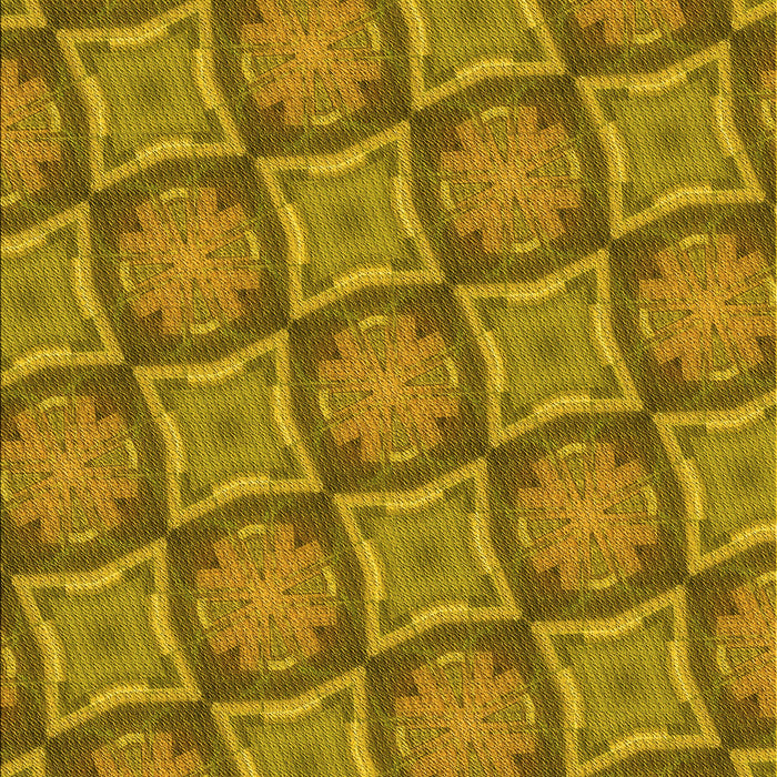 Patterned Yellow Rug, pat3748yw