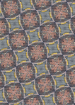 Patterned Rosy Brown Pink Novelty Rug, pat3748