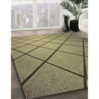 Patterned Coffee Brown Rug, pat3749brn