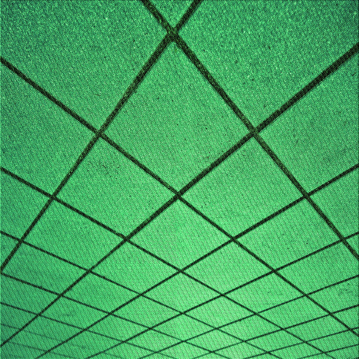 Round Patterned Neon Green Rug, pat3749grn