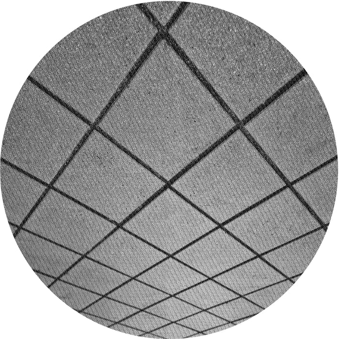 Square Patterned Gray Rug, pat3749gry