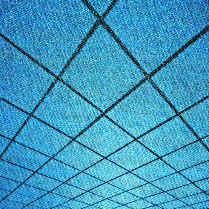 Round Machine Washable Transitional Blue Rug, wshpat3749lblu