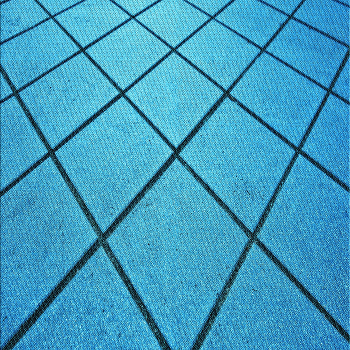 Machine Washable Transitional Blue Rug, wshpat3749lblu