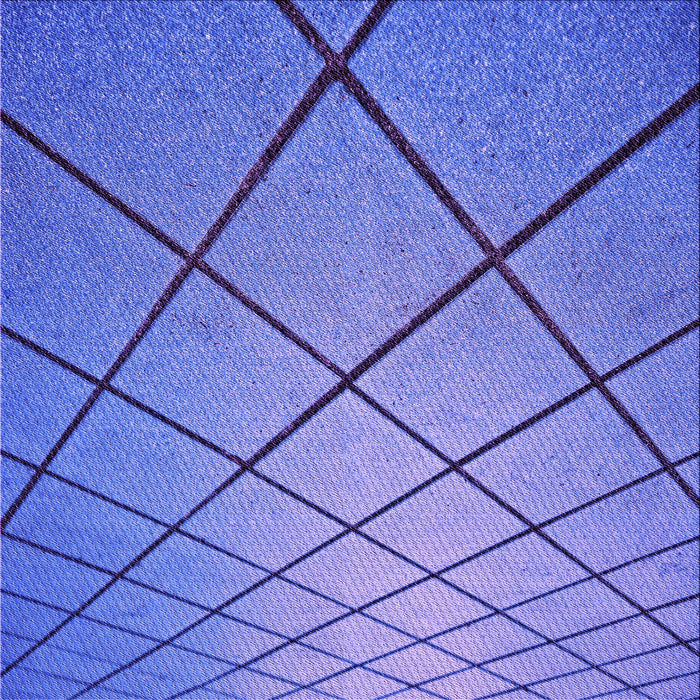 Round Machine Washable Transitional Blue Rug, wshpat3749pur