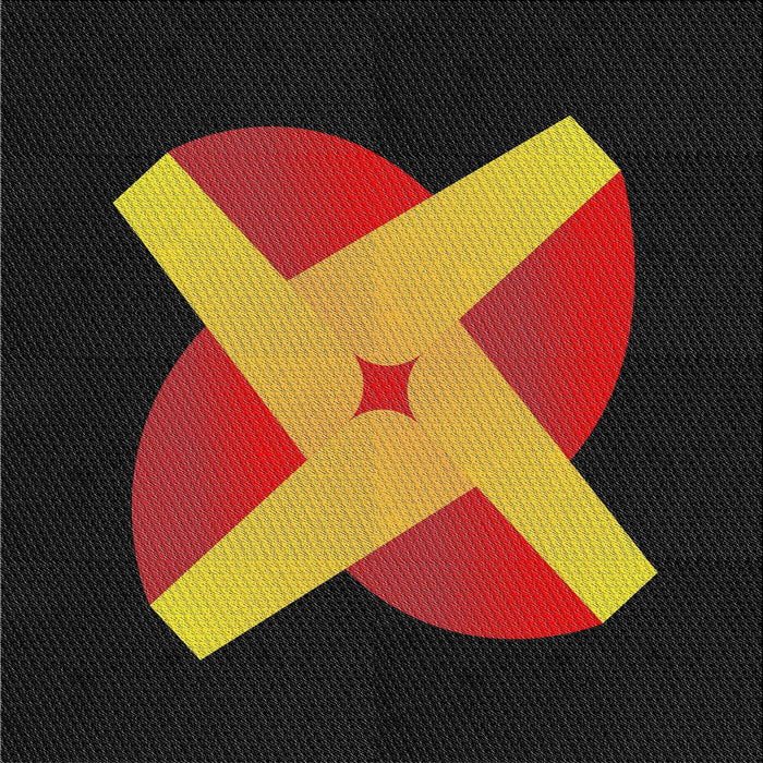 Square Patterned Brown Novelty Rug, pat374