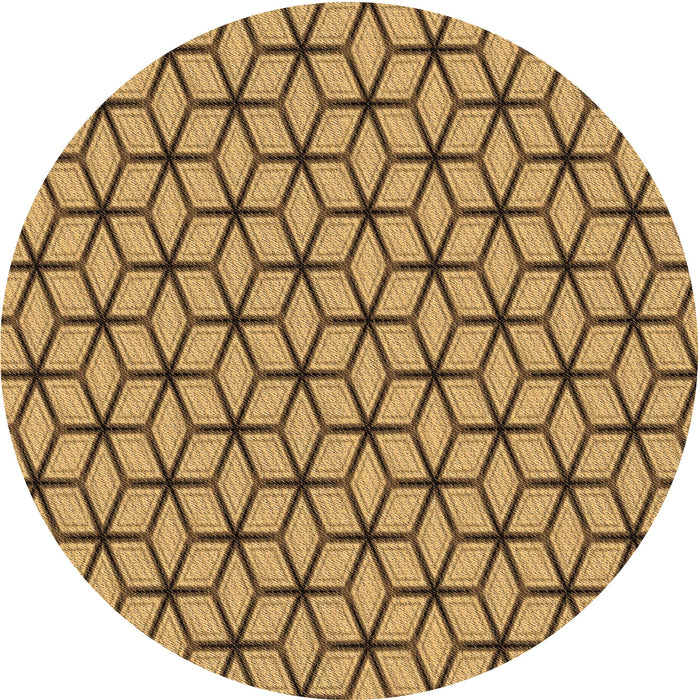 Square Machine Washable Transitional Saddle Brown Rug in a Living Room, wshpat375brn