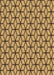 Patterned Saddle Brown Rug, pat375brn