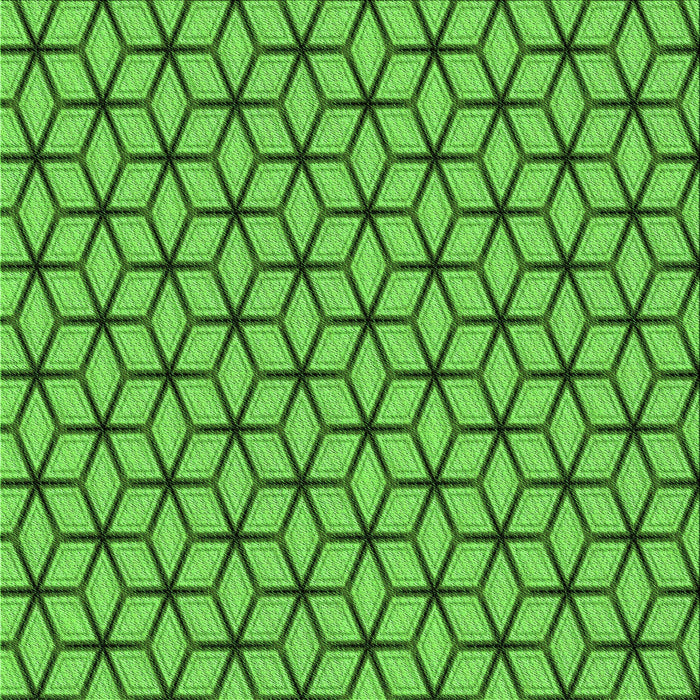 Round Patterned Green Rug, pat375grn