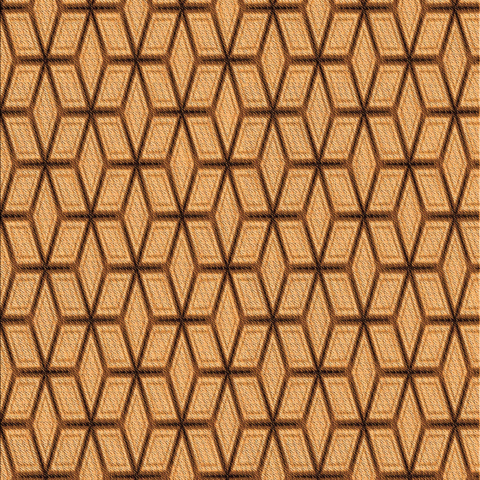 Patterned Orange Rug, pat375org