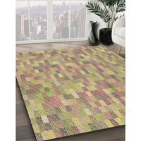 Patterned Petra Gold Brown Rug, pat3750brn