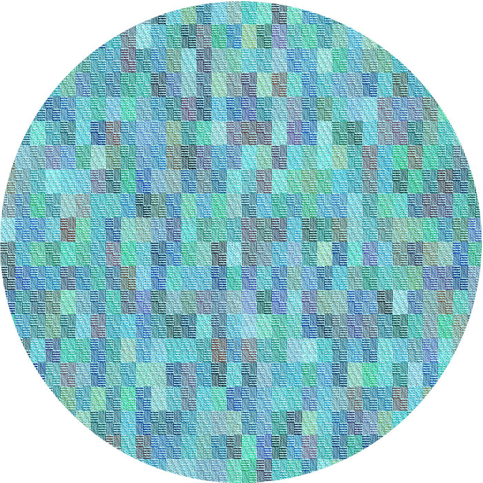 Square Patterned Blue Ivy Blue Rug, pat3750lblu
