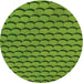 Square Patterned Green Rug, pat3751grn