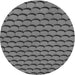 Square Patterned Gray Rug, pat3751gry