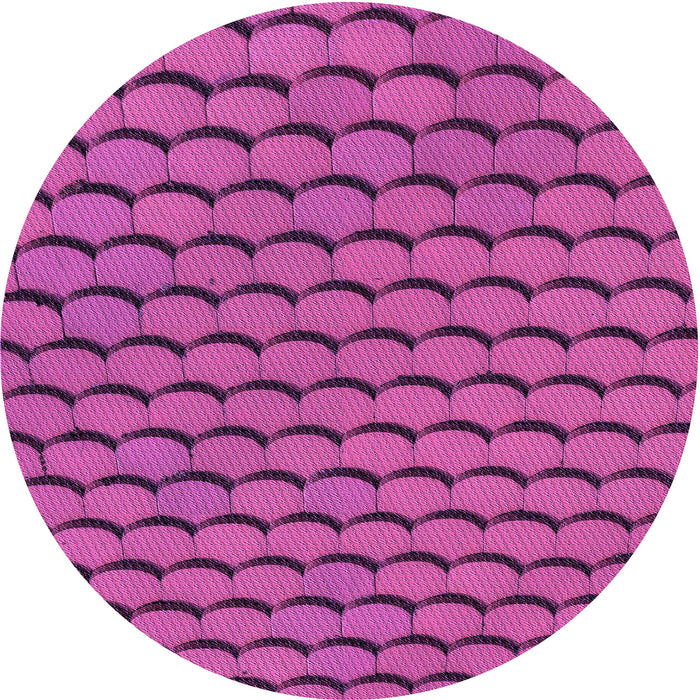 Square Patterned Medium Violet Red Pink Rug, pat3751pur