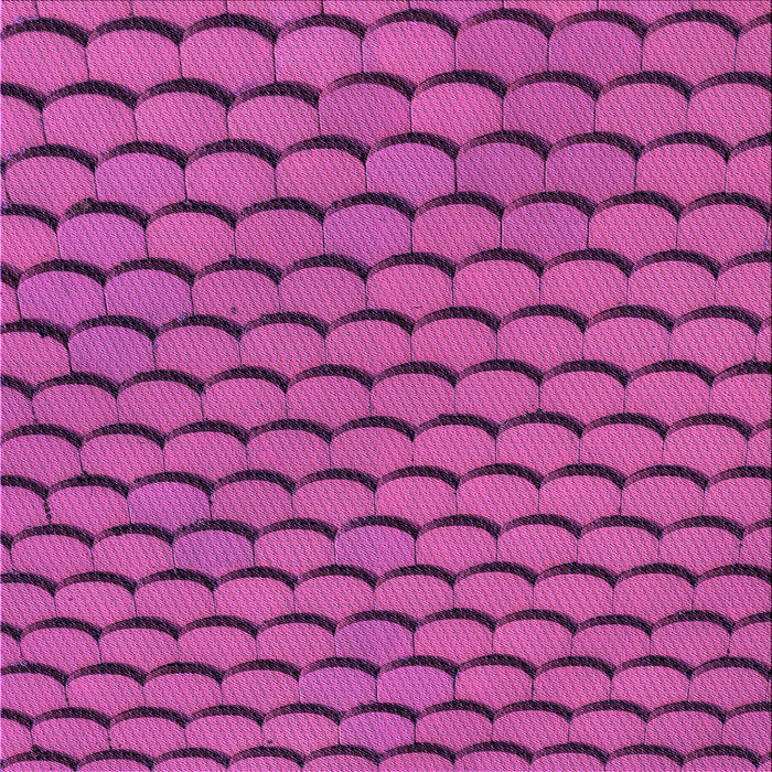 Round Patterned Medium Violet Red Pink Rug, pat3751pur