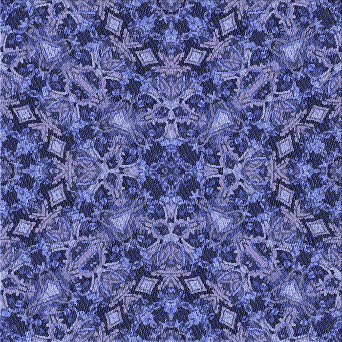 Round Machine Washable Transitional Light Slate Blue Rug, wshpat3752blu